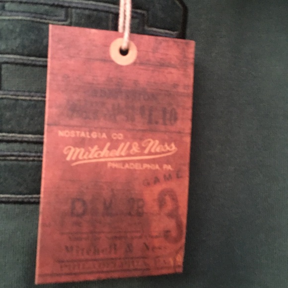 Green Bay Packers Women's Small Mitchell & Ness Flunnel Neck Fleece Hoodie NEW - Picture 10 of 12